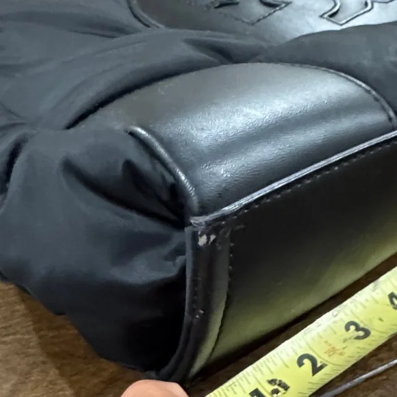 Tory Burch Black Quilted Tote - Picture 6 of 9